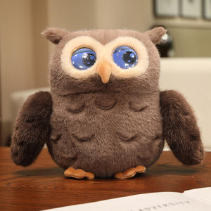 Hibou Interactif Intelligent avec IA, Dialogue Vocal, Double Œil, Émotions, pour WIFI, Peluche Super Douce - Product Image 4