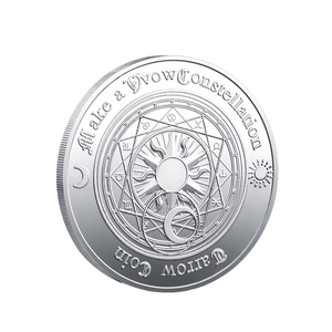 Monedas de Tarot, Token de Deseos, <span class=keywords><strong>Moneda</strong></span> de Desafío del Dios Sol y Luna, Acabado de Bronce Antiguo, Zodiaco, Amuleto de Buena Suerte, Artículo de Colección - Product Image 5