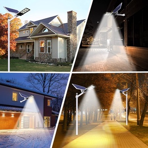 Lampe solaire de stationnement en aluminium 100W, étanche IP65, avec télécommande marche/arrêt automatique pour éclairage commercial et urbain - Product Image 4