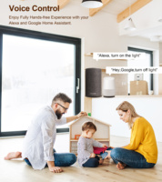 Interrupteur intelligent Tuya ZigBee 3.0 pour la maison, mode DIY, 10A, 1, 2, 3, 4 voies, compatible WiFi, contrôle bidirectionnel, fonctionne avec Alexa et Google Home, 240V EU
