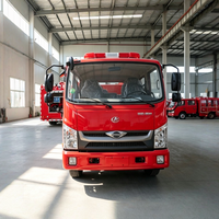 Camion de pompiers Foton 4x2 avec réservoir d'eau, véhicule de secours d'urgence pour la protection incendie municipale