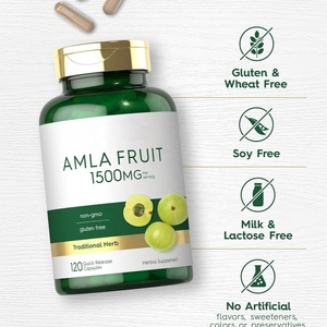 Suplemento Herbal de <span class=keywords><strong>Amla</strong></span> Personalizado, Suplemento Natural de <span class=keywords><strong>Vitamina</strong></span> <span class=keywords><strong>C</strong></span>, Extracto de Amalaki, <span class=keywords><strong>C</strong></span>ápsulas de <span class=keywords><strong>Amla</strong></span> para el Brillo de la Piel y el Crecimiento del Cabello - Product Image 3
