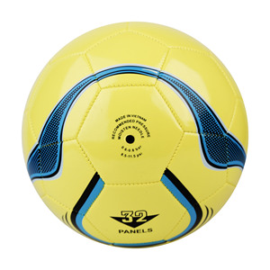 Ballons de football taille 5 à livraison rapide, en PVC brillant, cousus à la machine, pour loisirs, prêts à être expédiés, fabriqués au Vietnam, logo personnalisé - Product Image 3