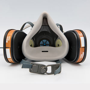 डबल कारतूस गैस मुखौटा पूरे सेट श्वसन संरक्षण 5N11 फिल्टर कार्बनिक वाष्प कारतूस गैस मास्क 8200 श्वासयंत्र - Product Image 6