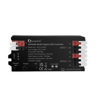 Controlador LED Gledopto WLED 2026 ESP8266 WiFi Inteligente con Atenuador SPI, Control por Botón, Compatible con MQTT, Controlador de Tiras LED Digitales de Píxeles
