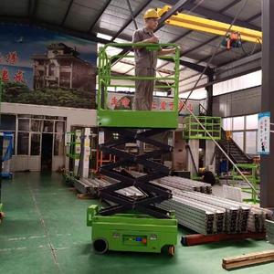 Plataforma Elevadora Vertical Eléctrica Autopropulsada Directa de Fábrica, Plataforma Elevadora Móvil Tipo Tijera Escalable, Altura Máxima <span class=keywords><strong>3m</strong></span> - Product Image 1