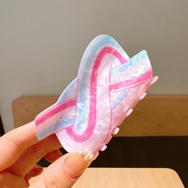 Ribbon Acetate Hair Clip