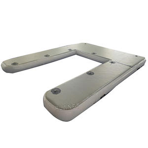 Ponton d'extérieur en forme de U Bateau à moteur Pont d'île flottante Plate-forme de quai gonflable Jet <span class=keywords><strong>Ski</strong></span> - Product Image 2