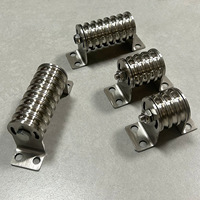 Poulie de guidage latérale à double ou triple roue réglable en acier inoxydable pour câble de levage
