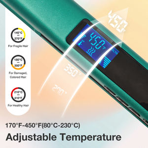 Profession elle benutzer definierte Turmalin Keramik hochwertige Haar glätter Eisen Titan Flacheisen mit Private Label - Product Image 5