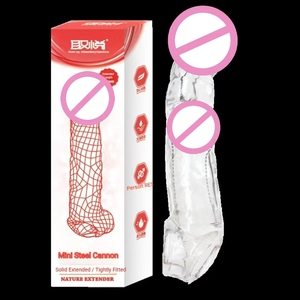 Manchon de pénis creux pour homme, en TPE, <span class=keywords><strong>texture</strong></span> douce, aspect peau, sûr pour le corps, facile à nettoyer, pour usage intime adulte - Product Image 2
