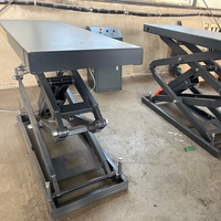 Elevador Hidráulico de Tijera para Autos, de Plataforma Pequeña, para Uso en Interiores, para Alineación de Ruedas de Camiones Pesados, 3.5T, Plataforma Ancha, ZeHoo ZH-3.5DX