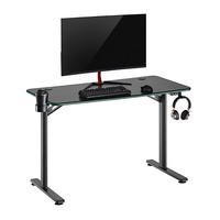 GMD08-1 Tepi Pencahayaan RGB Meja Gaming Meja PC Komputer Kualitas Terbaik Murah untuk Game Gaming Terlaris
