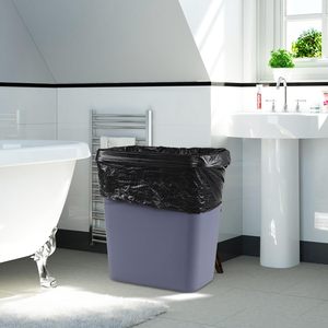 Heavy-Duty 5 Gallon Black Trash Bags, Durable Wastebasket Bin Liners, Disposable Garbage Bags for Home, and Office - Product Image 4