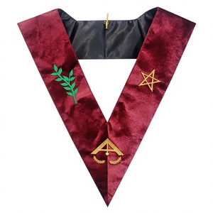 MASONIC REGALIA SCOTISH RITE AASR 14TH GRADO MAYOR WARDEN COLLAR - Product Image 1