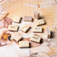 Jeu de Mahjong de Luxe Américain avec Tuiles en Opaline Gravées, Tuiles en Acrylique