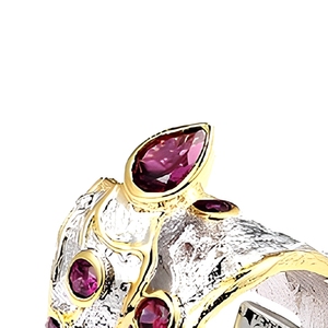 Anillos <span class=keywords><strong>de</strong></span> Plata <span class=keywords><strong>de</strong></span> Ley 925 con Piedras, Joyería <span class=keywords><strong>de</strong></span> Lujo <span class=keywords><strong>de</strong></span> Diseño Artesanal Personalizado - Product Image 4