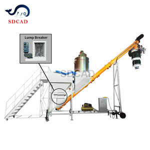 Trémie avancée de ciment de réservoir de silo de ciment de grand sac avec la tarière pour des matériaux en vrac de sac - Product Image 4