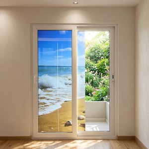 Puerta Corredera de Doble Riel Tipo 62 de UPVC con Estructura Duradera para Construcción de Viviendas, Mansiones y Negocios - Product Image 1