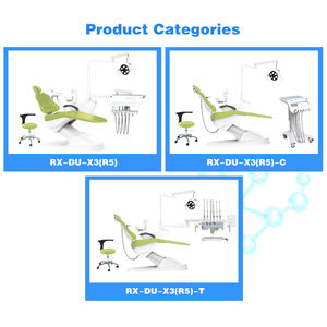 Fauteuil dentaire en acier haute performance RX-DU-X3(R5)-T, fauteuil de <span class=keywords><strong>dentiste</strong></span> à montage supérieur, conception durable, système motorisé, pour configurations hospitalières - Product Image 2