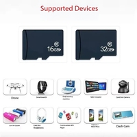 Carte mémoire haute vitesse 16G 32G 64G 128G TF adaptée pour l'utilisation avec les appareils photo, les caméras, les téléphones mobiles, etc.