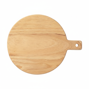 Tabla de cortar de bambú de forma redonda grande para cortar madera de cocina Totalmente orgánica natural exclusiva para un nuevo diseño fresco - Product Image 1