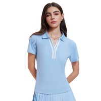 Kaos Olahraga Musim Panas Wanita Pakaian Tenis Gaya Bisnis Lengan Pendek untuk Golf Cepat Kering Bernapas