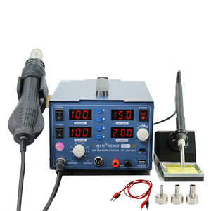 Aojiw 8603D Nouveau Modèle SMD 3A Mobile <span class=keywords><strong>DC</strong></span> Alimentation Station de Réparation Pistolet à Air Chaud Démontage Station de Soudage pour le Soudage Mobile - Product Image 1