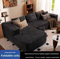 Canapé modulaire en forme de L à trois places, moderne et très vendu, avec un design d'angle pour le salon d'un appartement