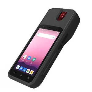 Android 10 GMS 2D QR-Code-Leser PDA Android Barcode-Scanner Handheld-Terminal mit FBI-Finger abdruck & NFC-RFID-Leser