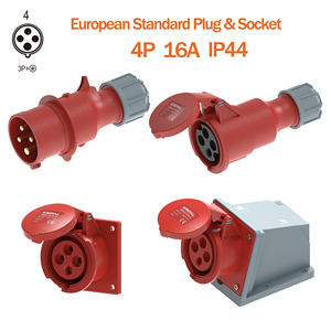 IEC Cee nhà máy kripal 4P 5P 16A công nghiệp ổ cắm IP44 điện kết nối ổ cắm 220V nữ công nghiệp cắm ổ cắm 3P - Product Image 5