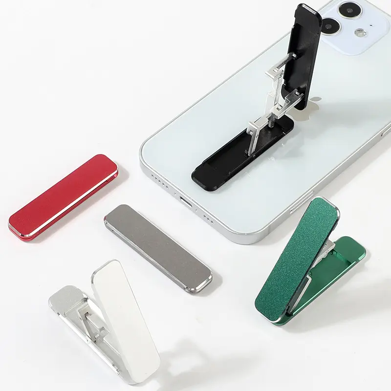 Coolchange — support de chevilles de téléphone portable, Mini et pliable, bâton à l'arrière réglable en alliage d'aluminium, pour téléphone portable, nouveau