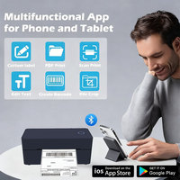 Imprimante thermique 4x6 pour étiquettes d'expédition compatible avec Android/iPhone/Windows/Mac en stock
