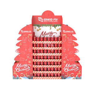 Exhibidores de Cartón Corrugado para Árboles de Navidad, Proveedores Chinos, Exhibidores de Piso para Tarjetas de Año Nuevo, Regalos, Libros y Papel - Product Image 4