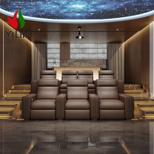 Villa moderne personnalisée pour le <span class=keywords><strong>salon</strong></span> Chaise longue canapé-lit causeuse de luxe Home Cinema Design cadre en métal nouvelle solution de guichet unique pour la maison - Product Image 4