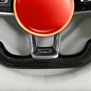 Volant sport en cuir à 3 branches pour VW <span class=keywords><strong>Golf</strong></span> 7.5 GTI MK7 Polo GTS GTD <span class=keywords><strong>GTE</strong></span> Scirocco R Passat CC R-Line MK6 GLI Passat Jetta - Product Image 5