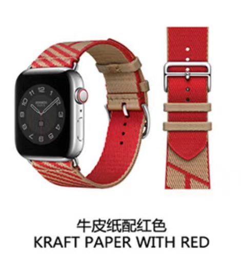 Papel Kraft con rojo (con hebillas de plata)