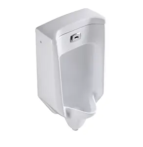 Gran oferta, urinario de cerámica con Sensor de descarga Automático de nuevo estilo económico, urinario colgado en la pared para Baño