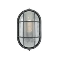 Applique murale LED nautique IP65 E27 pour extérieur, luminaire de jardin étanche, applique murale ronde ou ovale