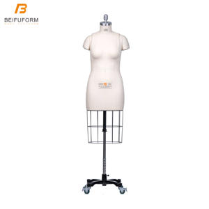 Beifuform <span class=keywords><strong>professionnel</strong></span> <span class=keywords><strong>couture</strong></span> <span class=keywords><strong>Mannequin</strong></span> toile tissu demi-corps <span class=keywords><strong>Mannequin</strong></span> taille américaine 10S <span class=keywords><strong>mannequin</strong></span> créateur de mode robe forme - Product Image 4