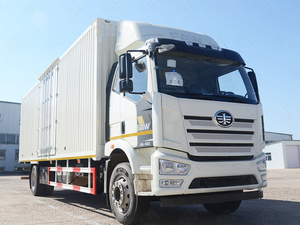 รถบรรทุกขนาดกลาง FAW 4x2 ยูโร 5 สำหรับขนส่งสินค้าคุณภาพดีที่สุด พร้อมตู้บรรทุกแบบมาตรฐานปิดผนึกสำหรับการขนส่งโลจิสติกส์ในพื้นที่ - Product Image 4