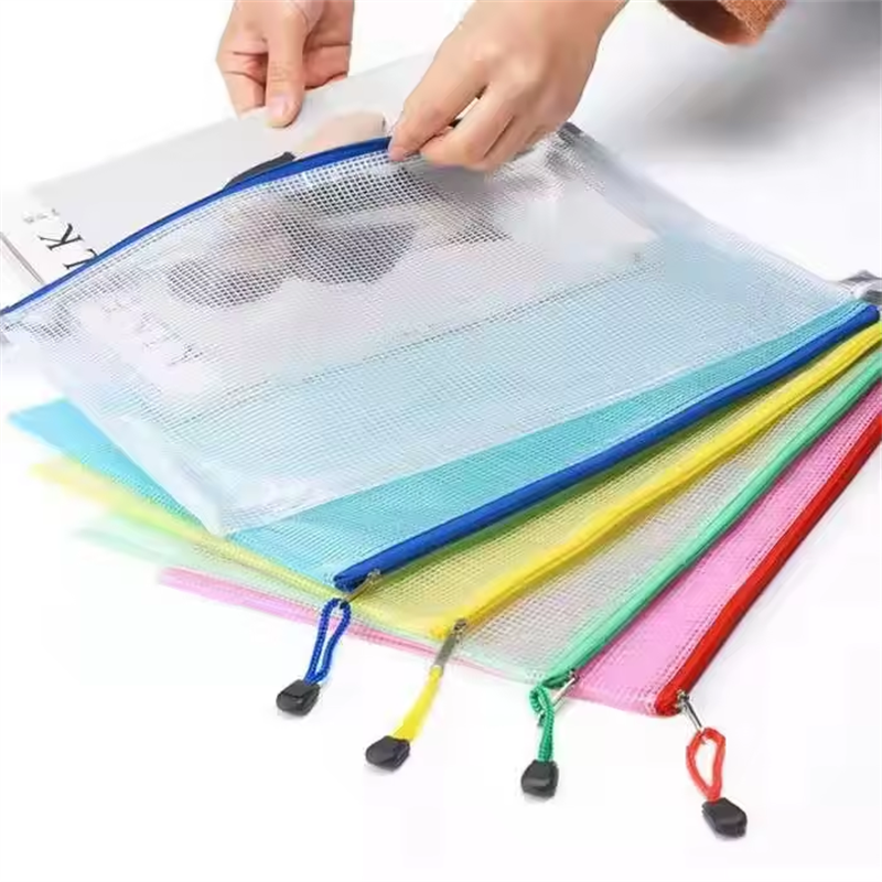 Portadocumentos Tipo Bolsa A4 Con Cierre Pqt X24 Und