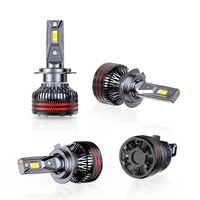 CARALL Super Bright 6500K High Lumen 12V New LED Headlight X29 H7 Bi Led Projector Lens Car Bulbs 65W IP68 Waterproof