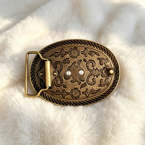 Boucle de ceinture personnalisée en alliage de zinc avec logo gravé pour ceinture en cuir - Product Image 2