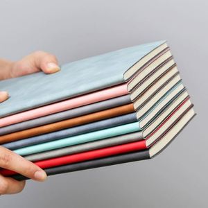Classic Business Office Custom A5 Daily <b>Planner</b> Leather Notebook <b>Journal</b> Promotional Use 100 Pages Glue Bound - Product Image 3