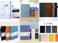 Stylos promotionnels personnalisés A5 pour entreprises, papeterie en PP, grands carnets B5 à couverture rigide pour l'école, matériel papier