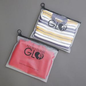 Plastic Frosted Bags with Zipper <b>PVC</b> Resealable Zip Envelope Holder for Bill Coins Receipt Jewelry Hair Accessories Storage - Product Image 4