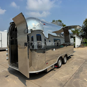 2025 Small Mobile Homes Trailers Truck <b>Trolley</b> Street Kiosk <b>BBQ</b> Ice Cream Hot Dog Food Cart - Product Image 4