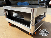 Carro de transporte de alta resistencia de aleación de aluminio con ruedas con freno para altavoces Line Array, para presentaciones profesionales en escenarios y estructuras de truss