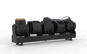 Barre d'éclairage de scène mobile RGBW 4-en-1 TB5 5x120W avec effets faisceau, wash et stroboscope rotatifs, et source lumineuse LED TB5 - Product Image 6